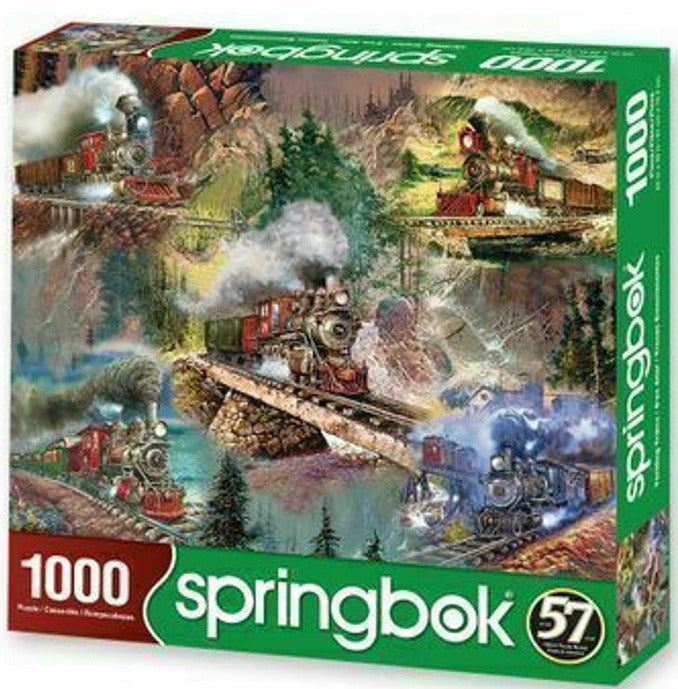 Thrilling Trains 1000pc Puzzle