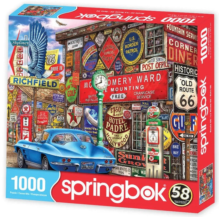 1000pc Route Sixty Six Puzzle