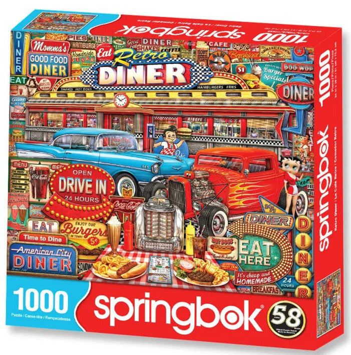 Retro Diner 1000pc Puzzle