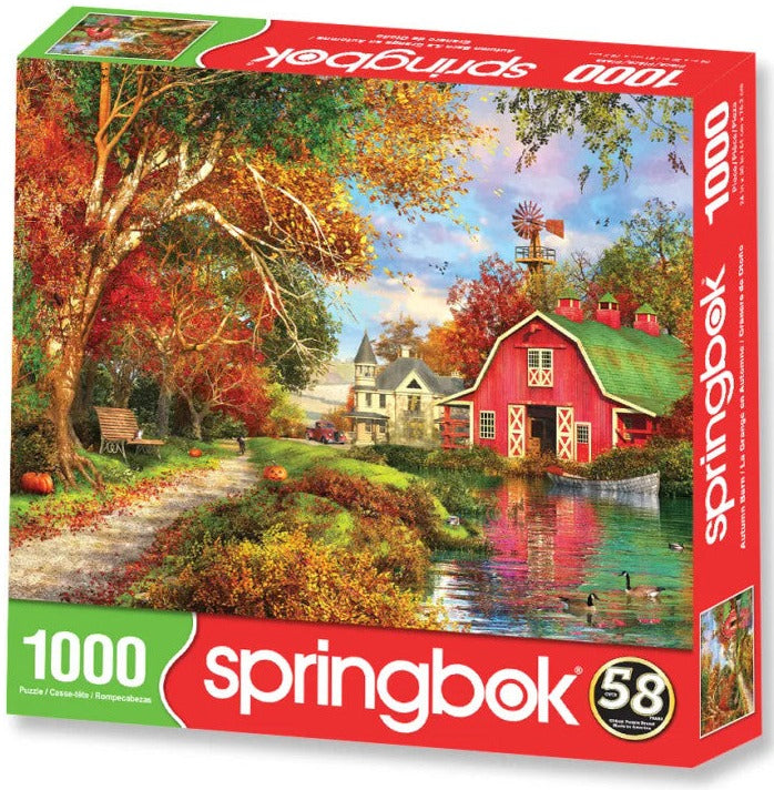1000pc Autumn Barn Puzzle
