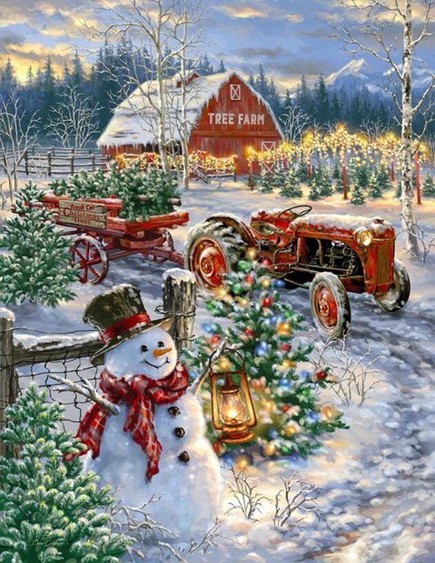 Christmas Tree Farm 500pc Puzzle