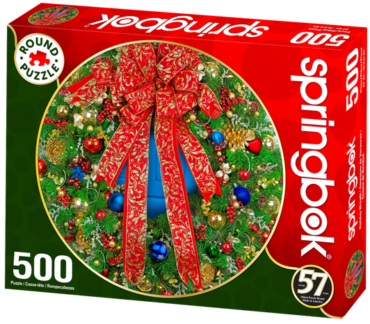 500pc Holiday Wreath Puzzle