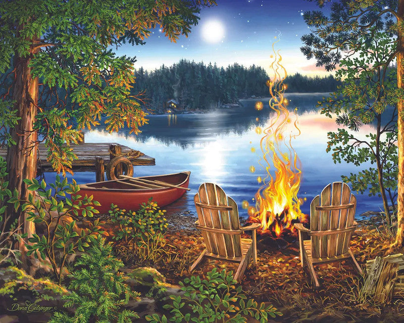 1000pc Lakeside Canoe Puzzle