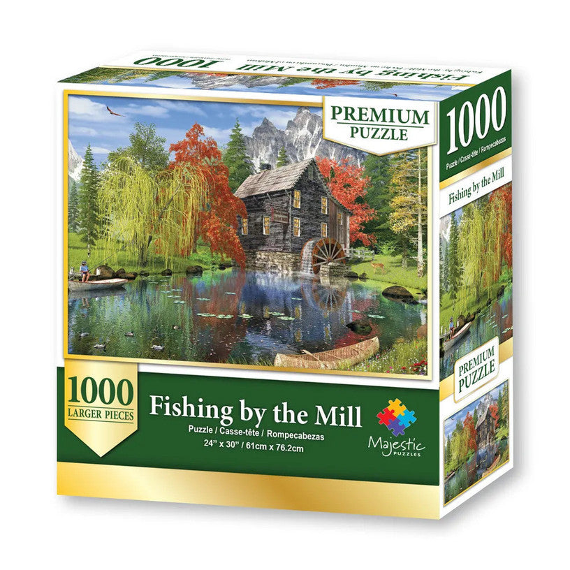 1500pc Fishing by the Mill Puz