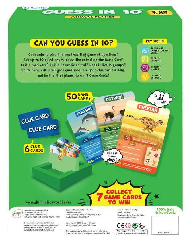 SkillmaticsGuess in 10 Animals