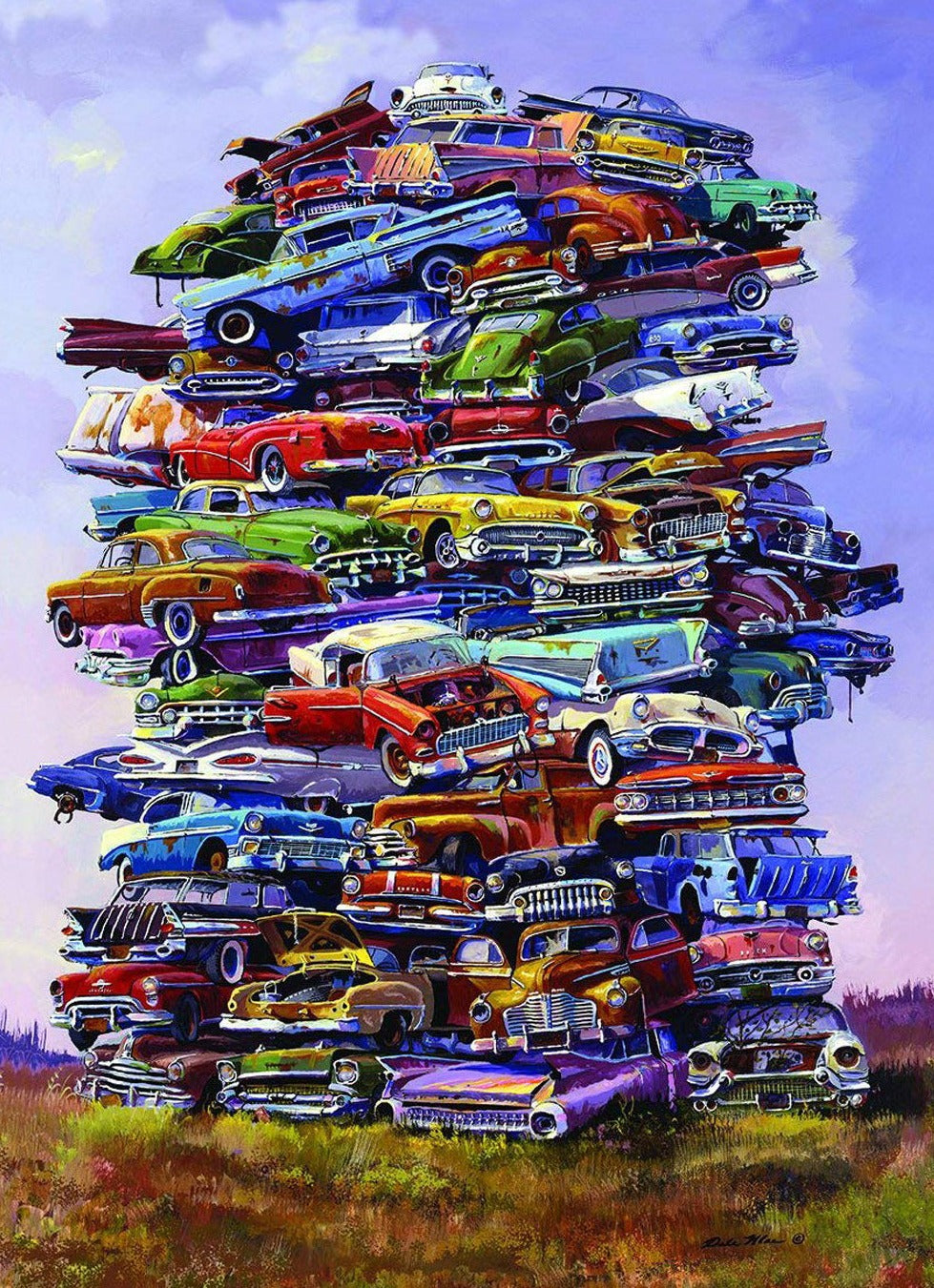1000pc Fabulous 50s Junkpile P