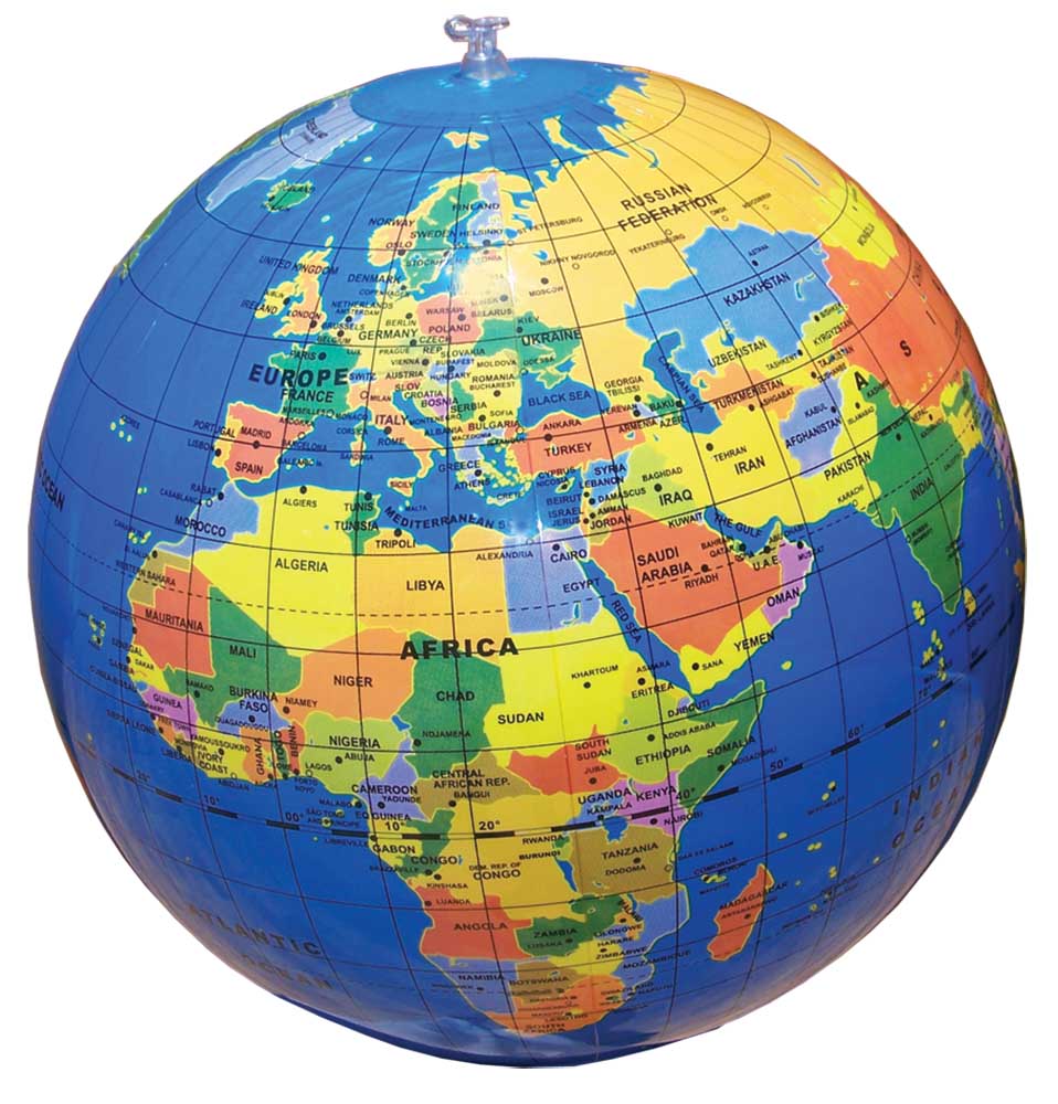 12" Inflatable Globe
