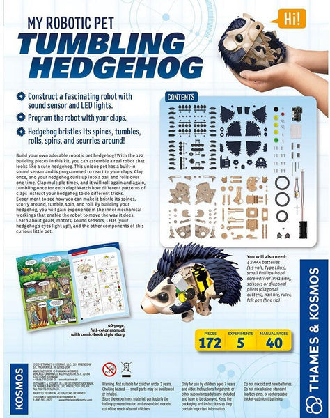 Robotic Pet Tumbling Hedgehog