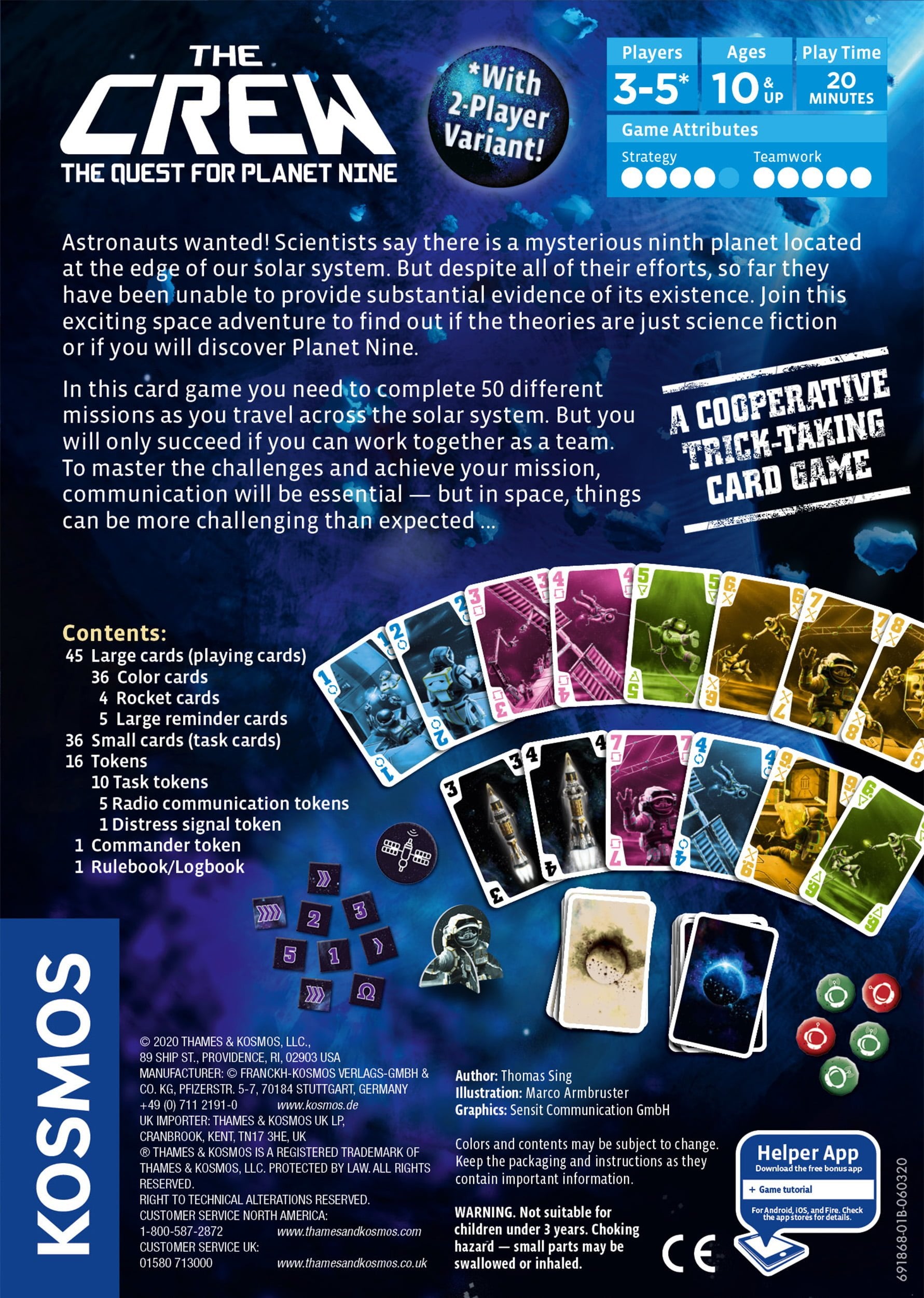 The Crew Quest for Planet Nine