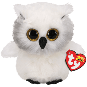 Austin - White Owl - Beanie Boo