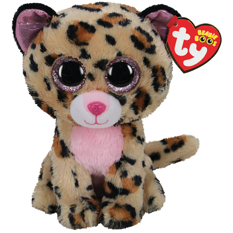 Livvie Leopard Beanie Boo Sm