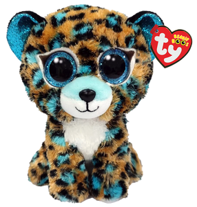 Cobalt - Blue Spotted Leopard - Small Beanie Boo