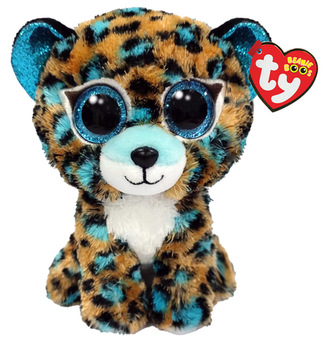 Cobalt - Blue Spotted Leopard - Small Beanie Boo