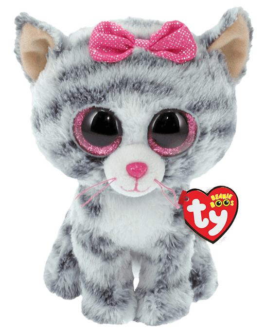 Kiki - Gray Striped Cat - Beanie Boo