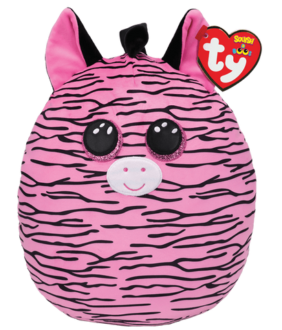 Zoey - Pink and Black Striped Zebra - Squish a Boo