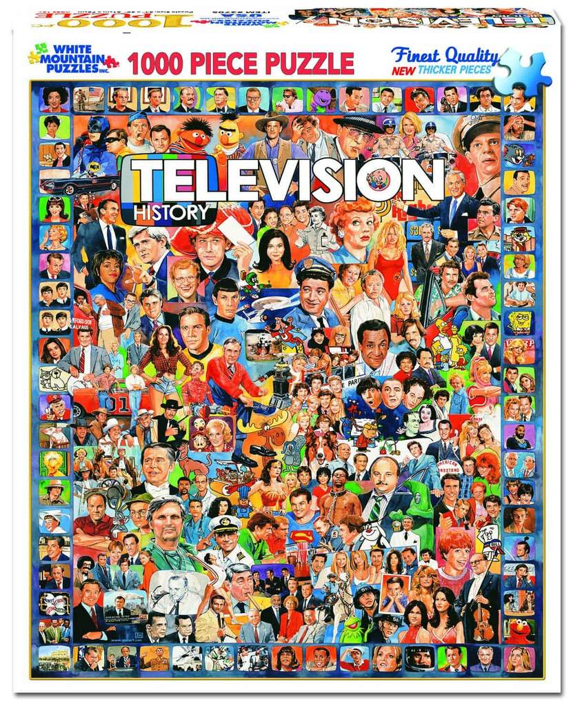 1000pc Television History Puzz