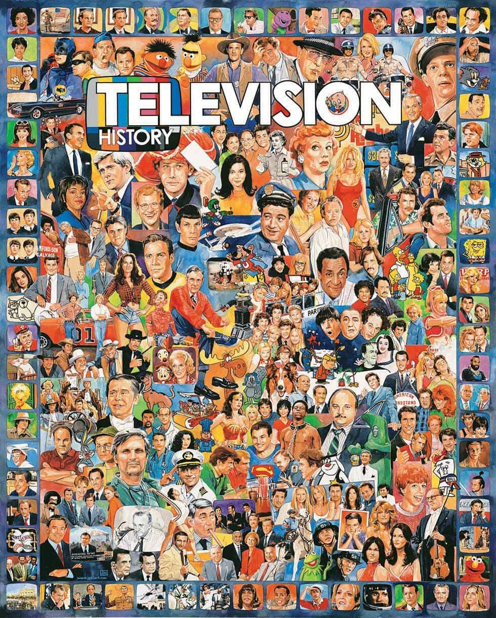 1000pc Television History Puzz