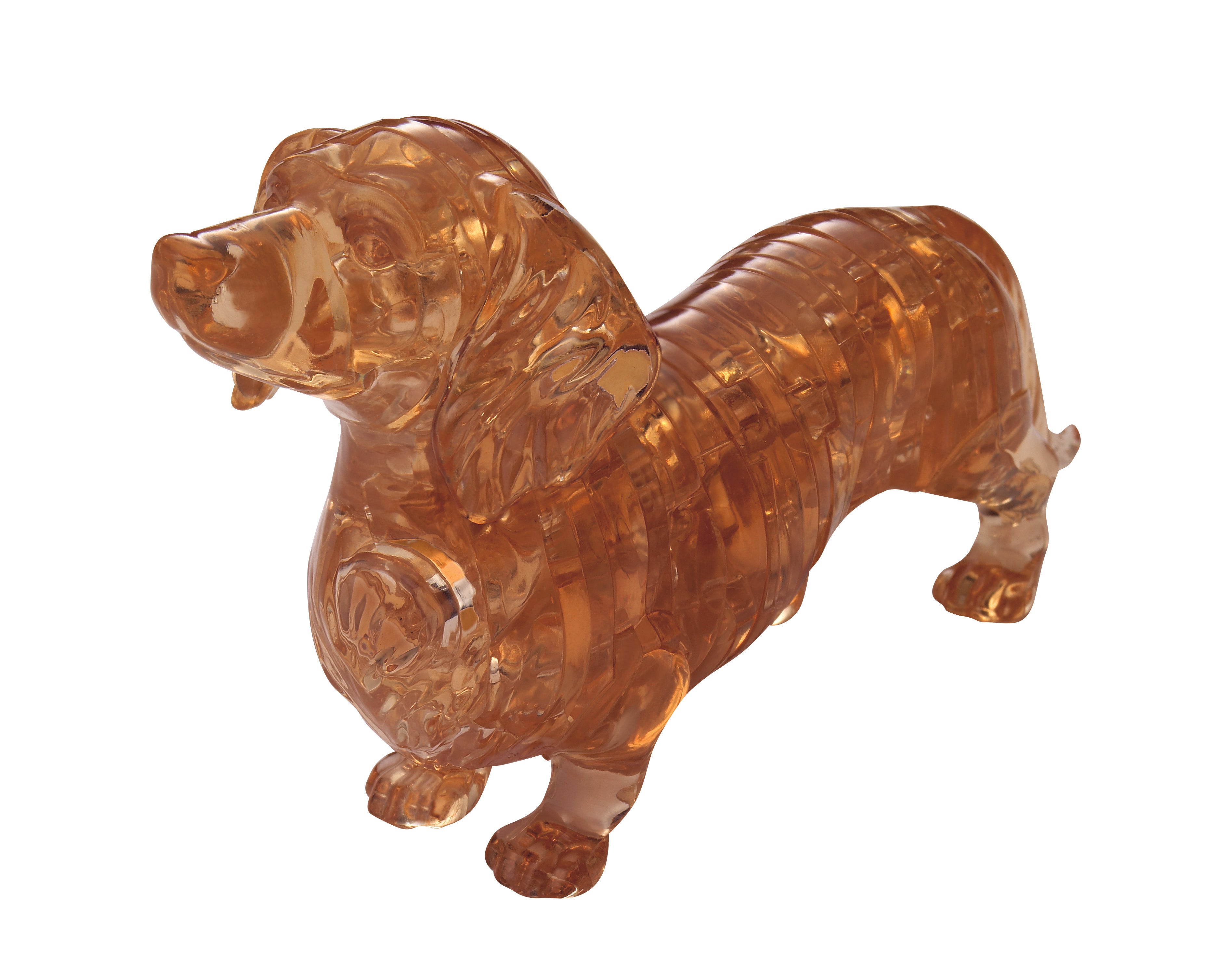 Brown dachshund figure.
