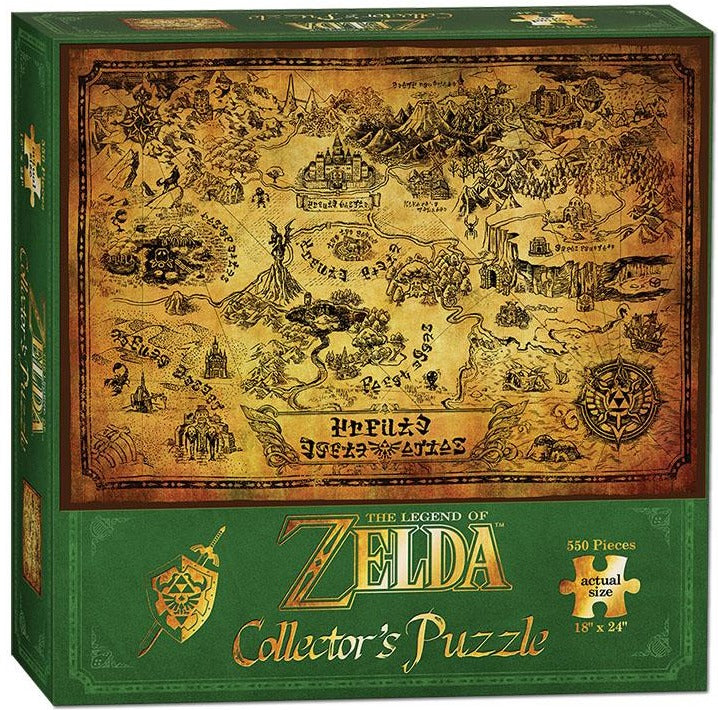 Zelda Hyrule Map 550pc Puzzle