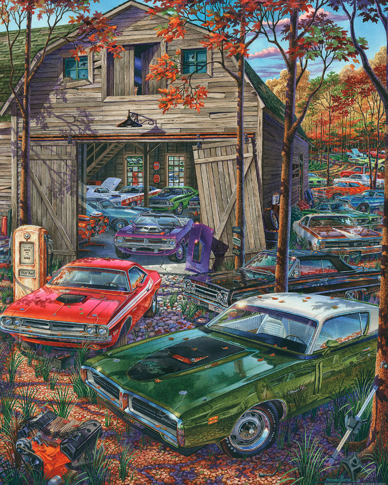 Cars on the Farm 1000pc Puzzle
