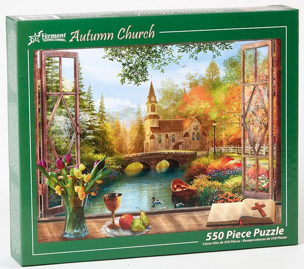 Autumn Church 550pc Puzzle