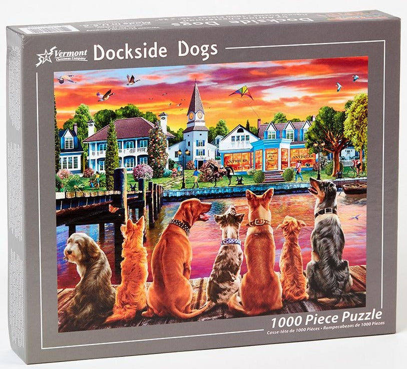 1000pc Dockside Dogs Puzzle