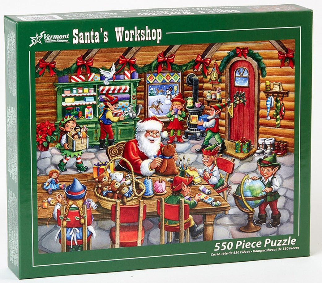 550pc Santa's Workshop Puzzle