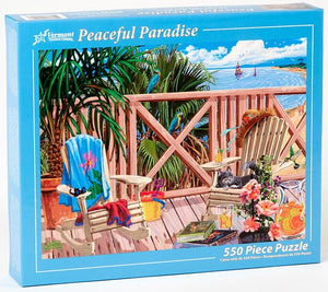 Peaceful Paradise 550pc Puzzle