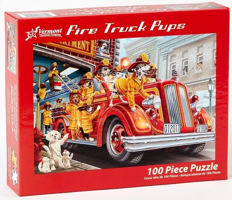 Fire Truck Pups Kids 100pc  Puzzle