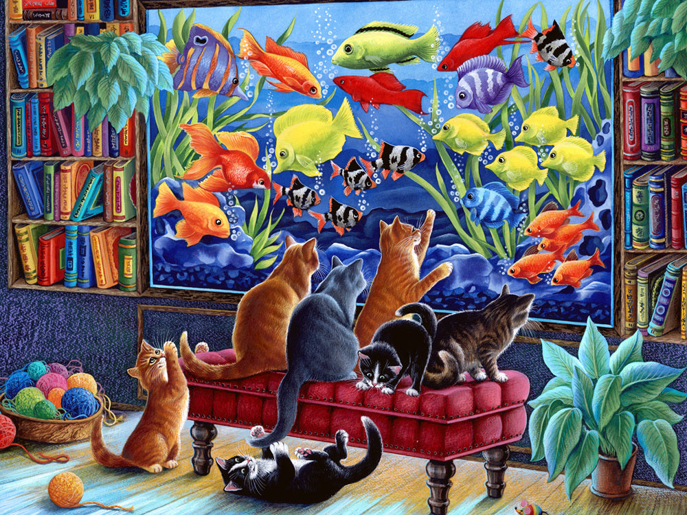 Kittens Fishing 550pc Puzzle