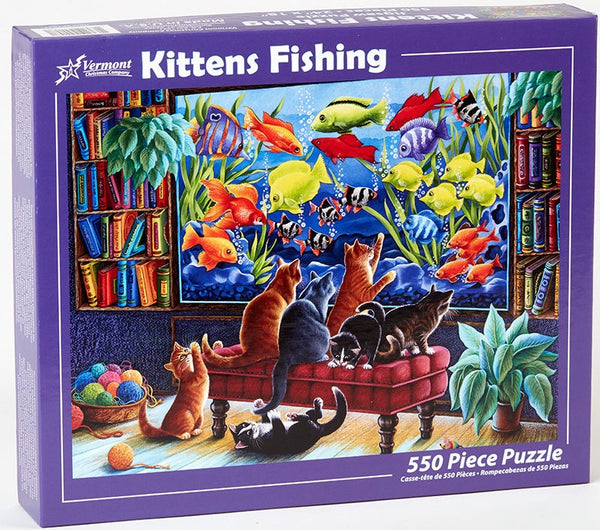 Kittens Fishing 550pc Puzzle