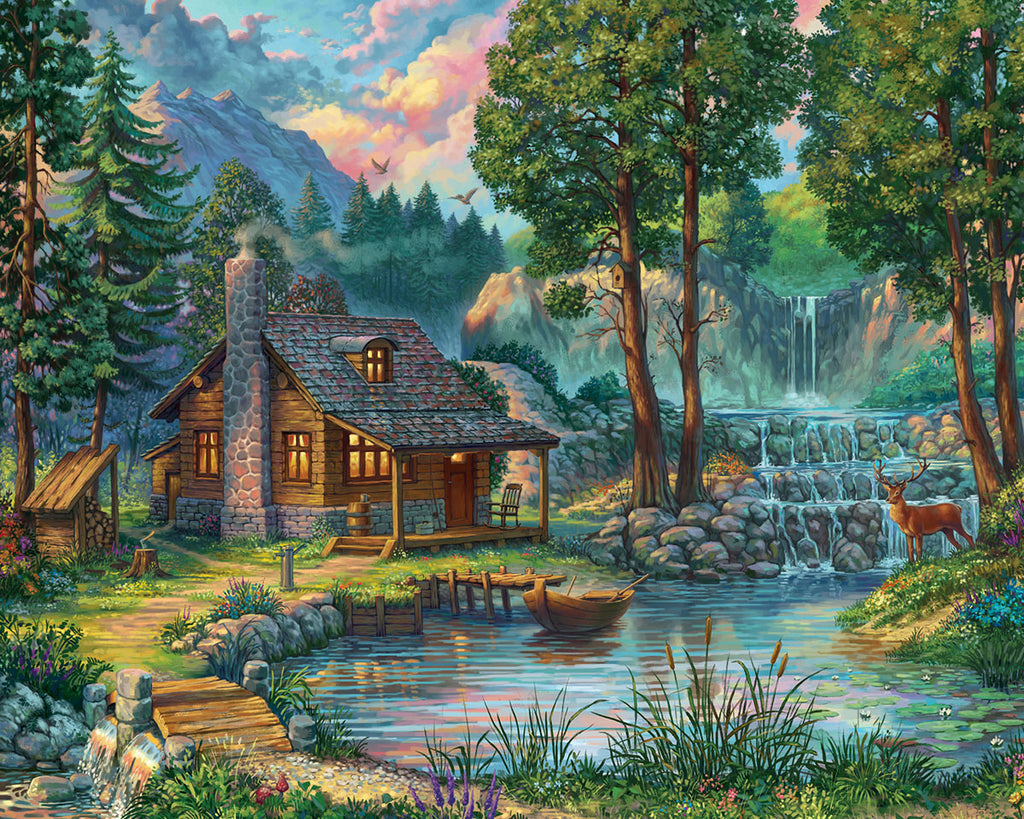 House by the Lake 1000pc Puzzle