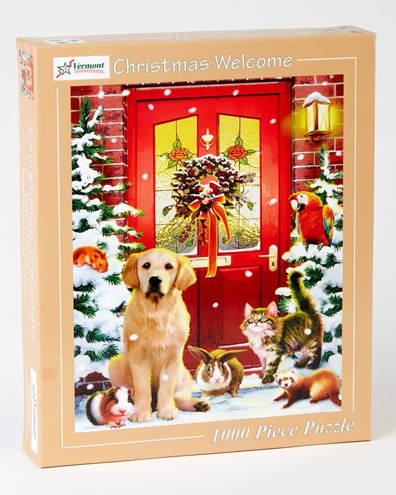 1000pc Christmas Welcome Puzzl