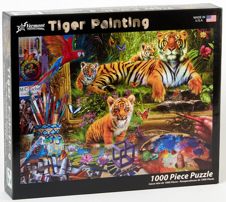 Tiger Painting 1000pc Puzzle