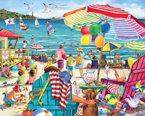 Day at the Beach 1000pc Puzzle