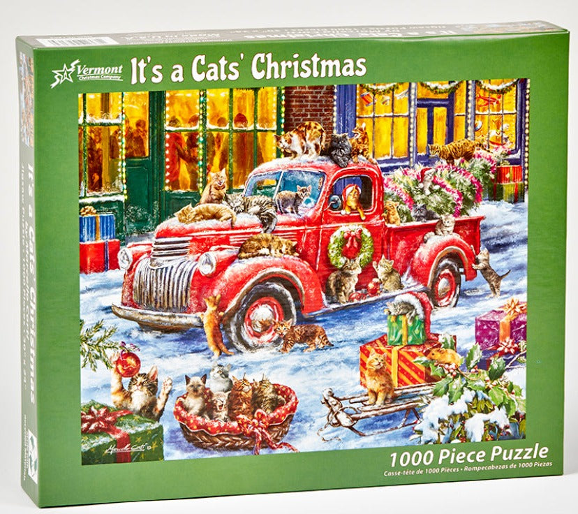 1000pc It's a Cats' Christmas
