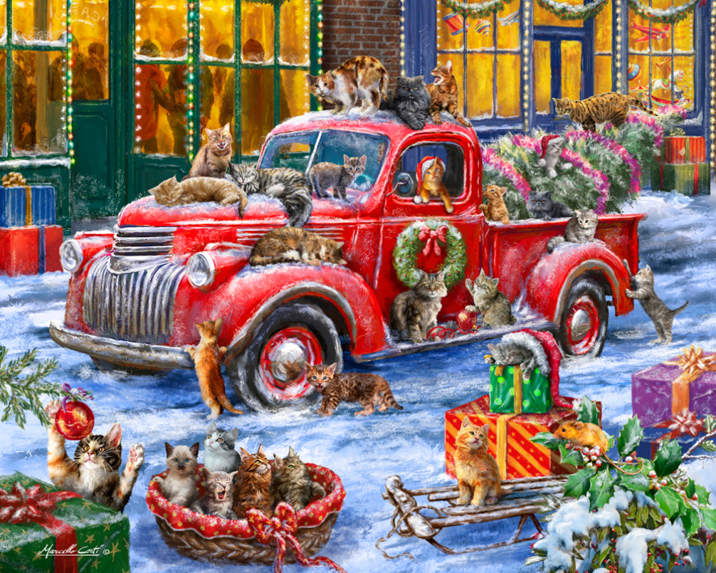 1000pc It's a Cats' Christmas