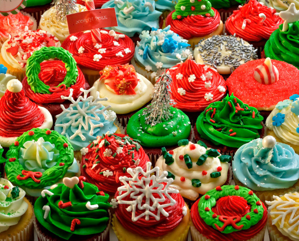 1000pc Christmas Cupcakes Puzz