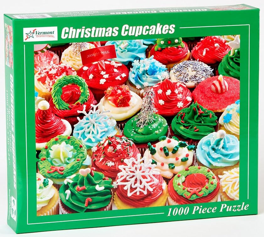 1000pc Christmas Cupcakes Puzz