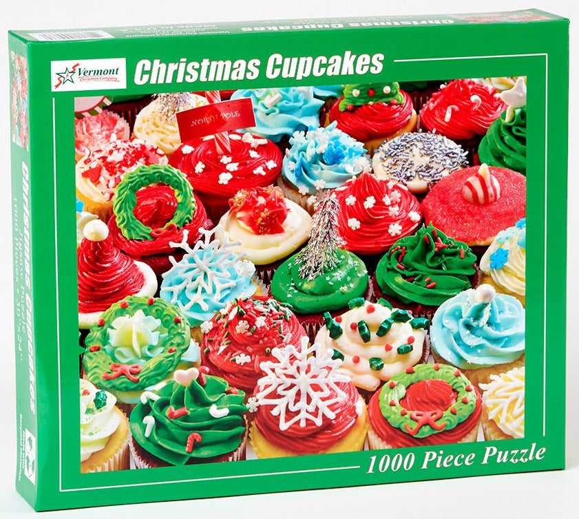 Christmas Cupcakes 1000pc Puzzle