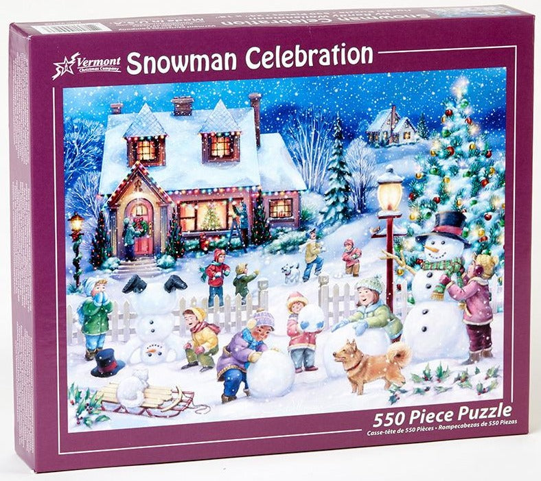 Snowman Celebration 550pc Puzzle
