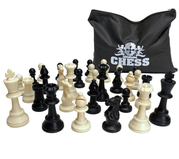 3 3/4" Classic Tournament Staunton Chessmen
