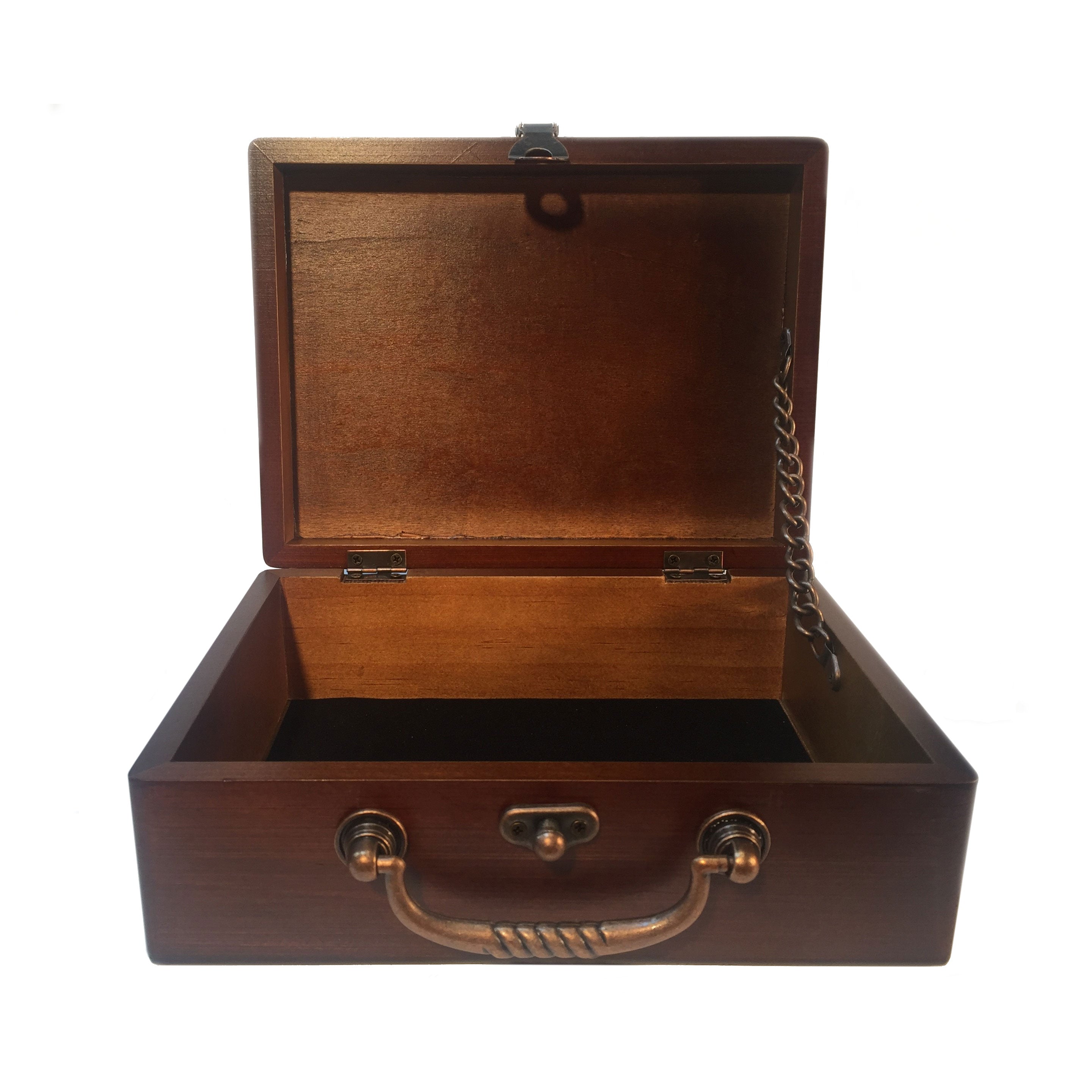 8 3/4" Wood Treasure Box