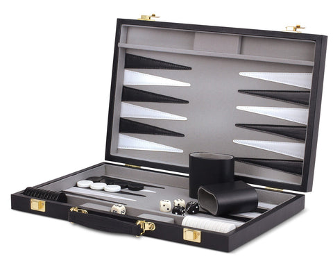 Black Backgammon Set – 14.75 inches