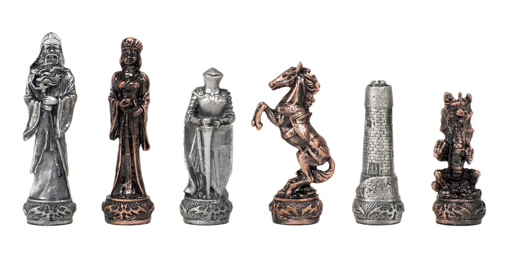 15" Pewter Fantasy Chess/Check