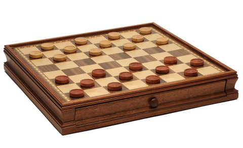 14.75" Medieval Chess & Checkers Game Set