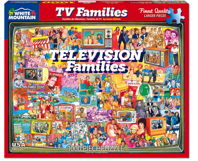 1000pc TV Families Puzzle