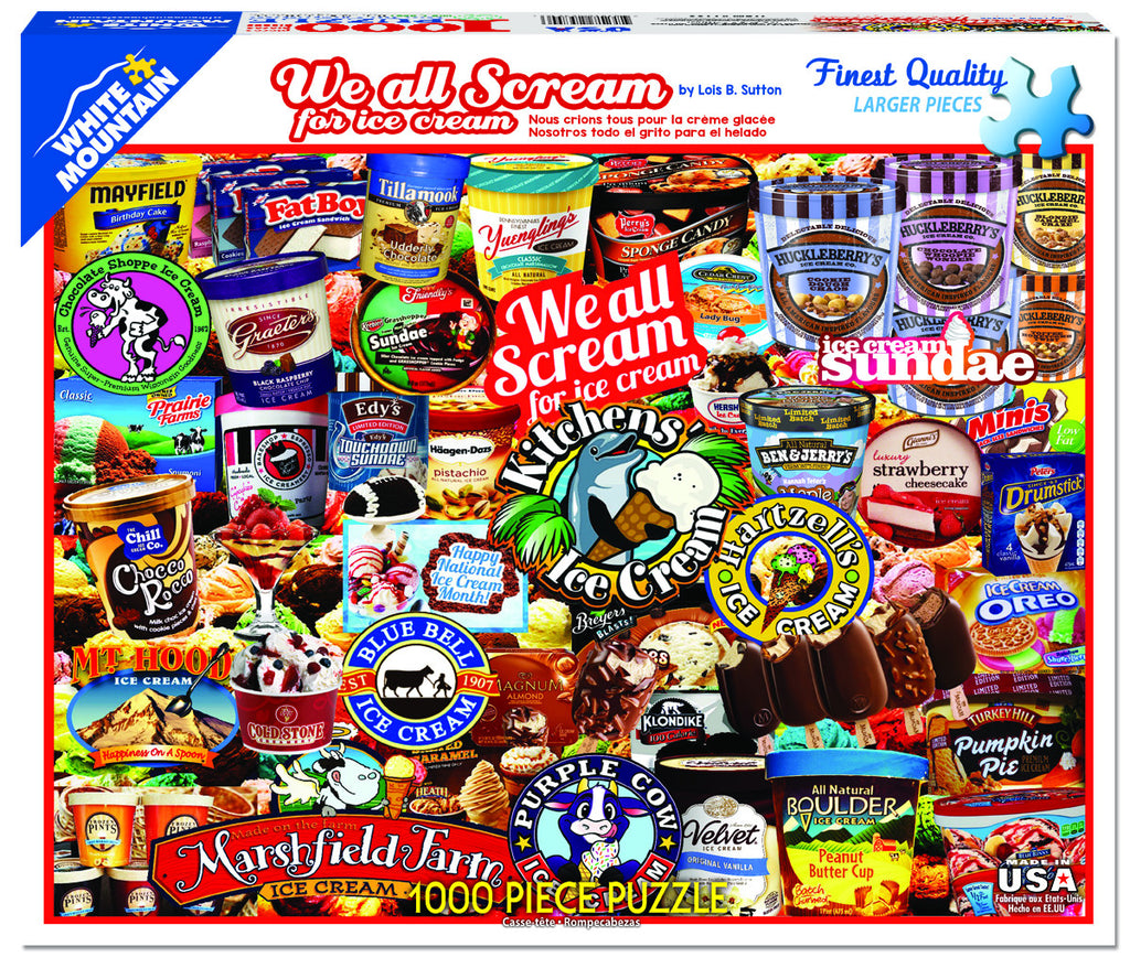 We All Scream for Ice Cream 1000pc Puzzle