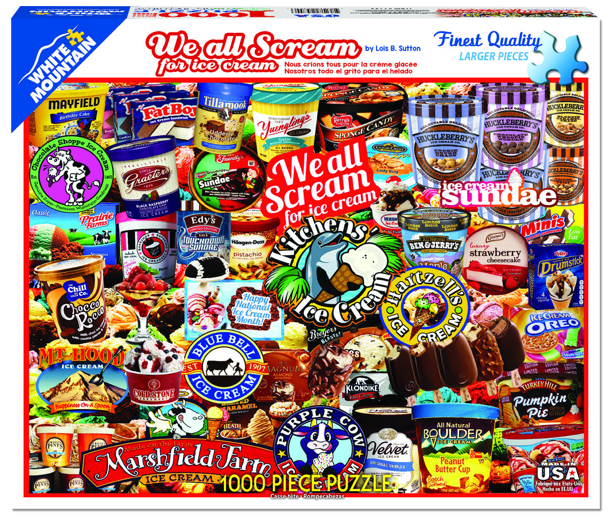 We All Scream for Ice Cream 1000pc Puzzle