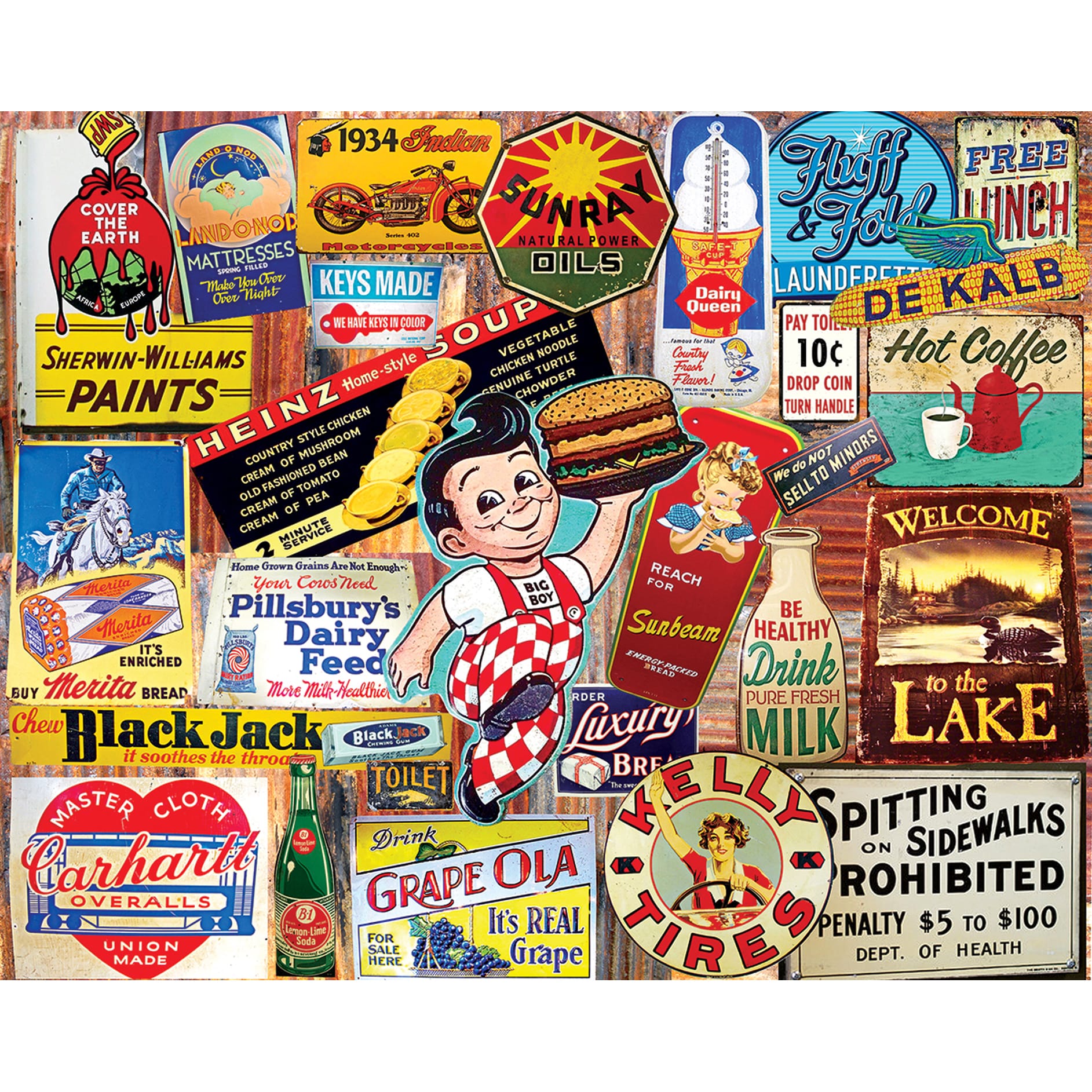 1000pc Vintage Signs Puzzle
